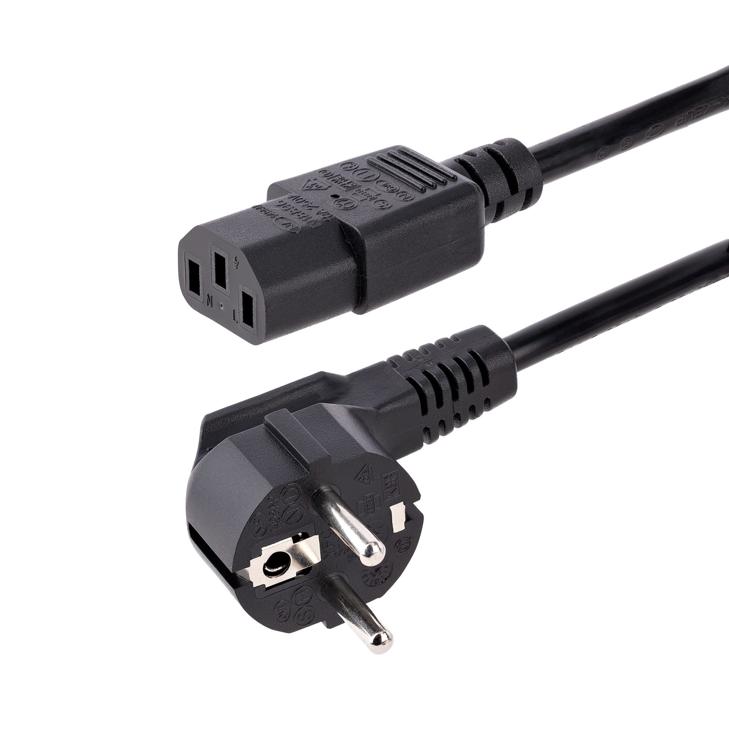 StarTech.com 18AWG Power Cables - Black