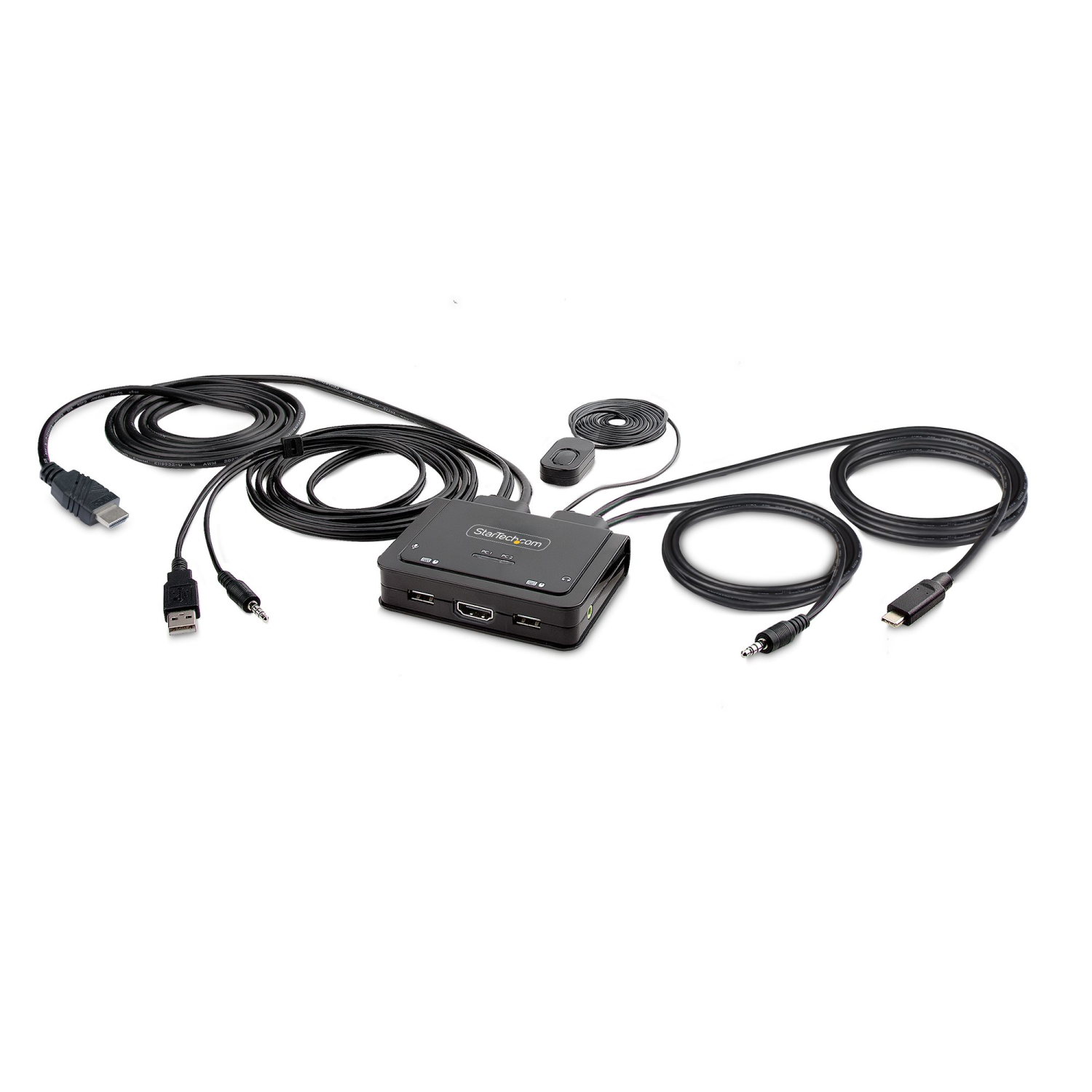 StarTech.com 2-Port KVM Switches - Black
