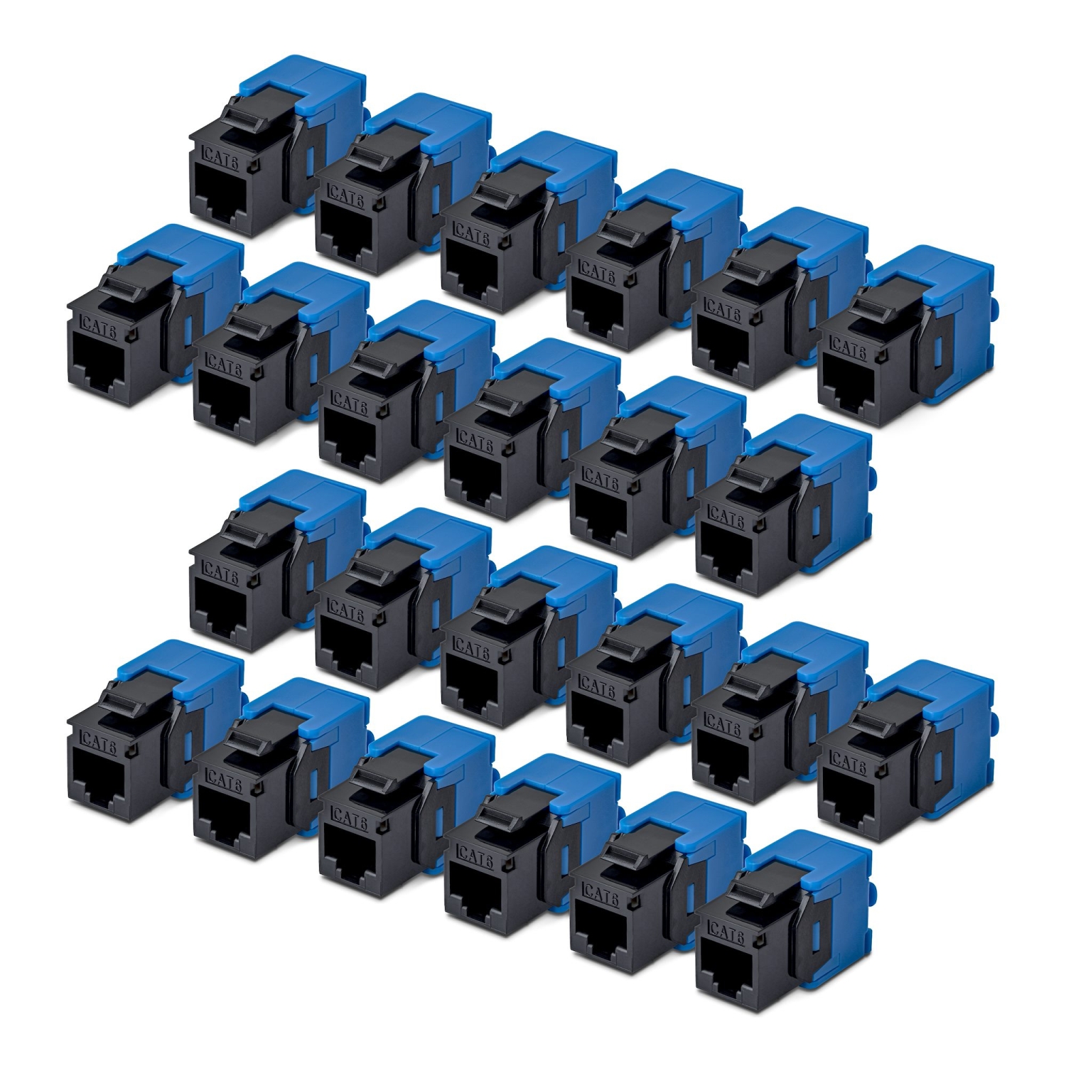 StarTech.com Cat6 Keystone Jack 24-Pack 180-Deg