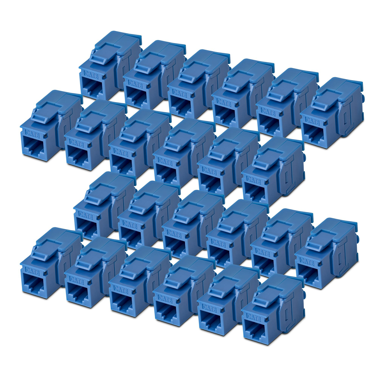 StarTech.com Cat6 Keystone Jack 24-Pack 180-Deg