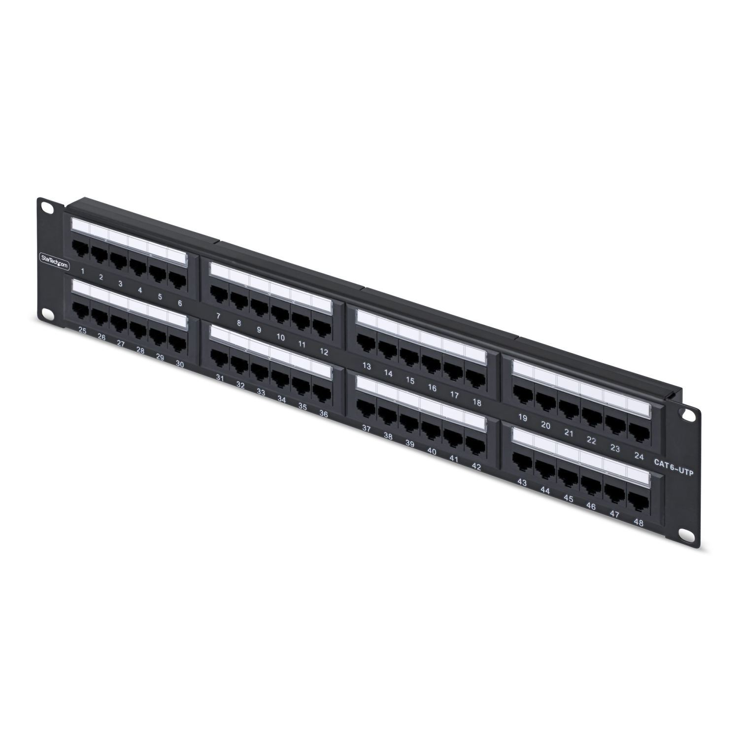 StarTech.com 48-Port Patch Panels - Black