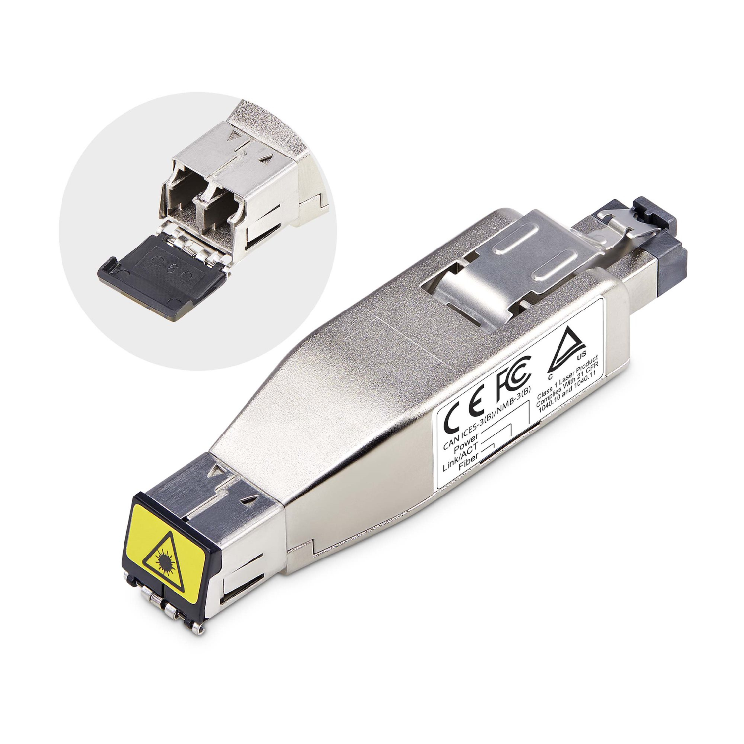 StarTech.com RJ45 Network Media Converters - Silver