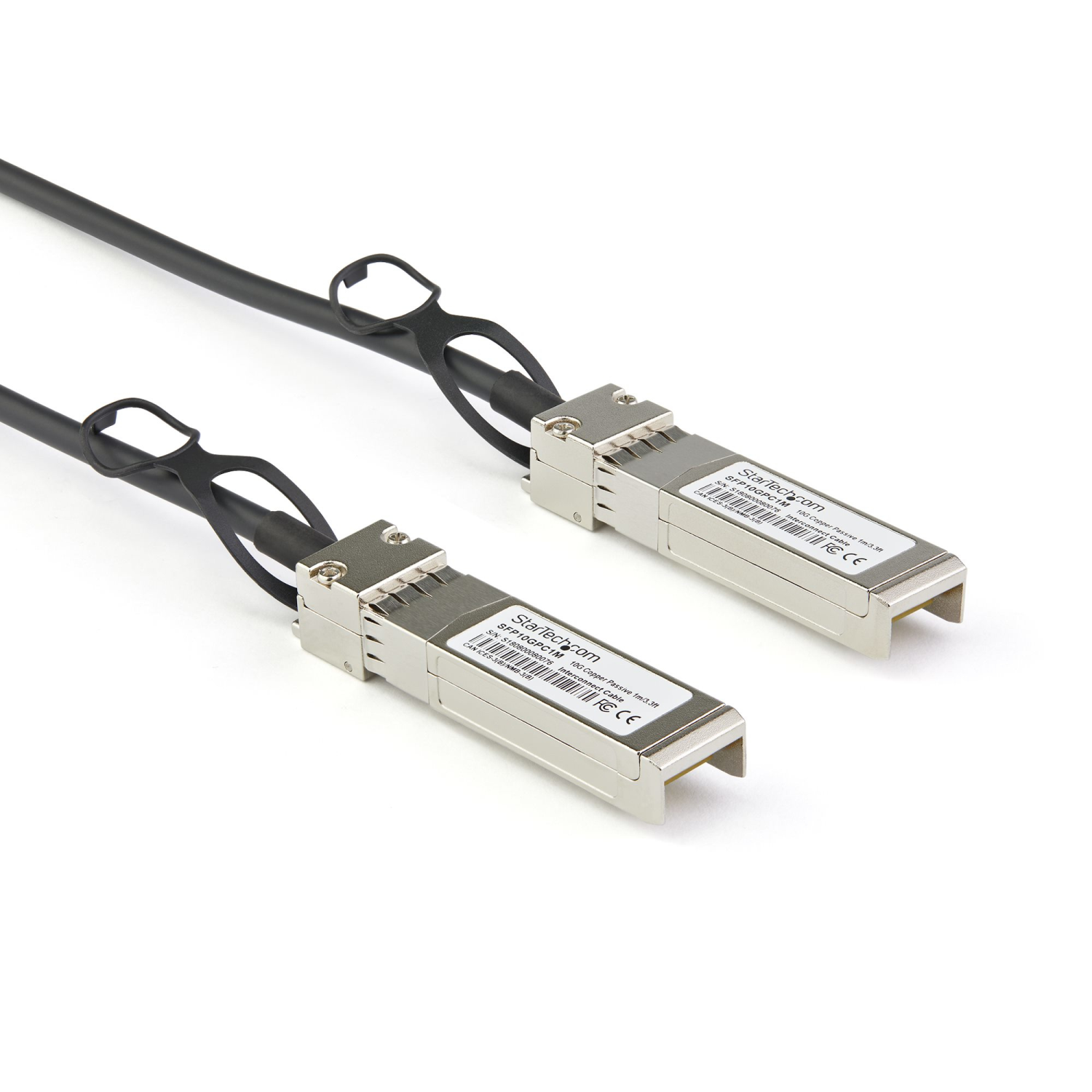StarTech.com DAC-SFP-10G-1M Fibre Optic Cables - Black