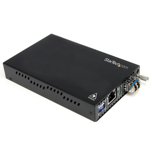 StarTech.com 1000Mbps Network Media Converters - Black
