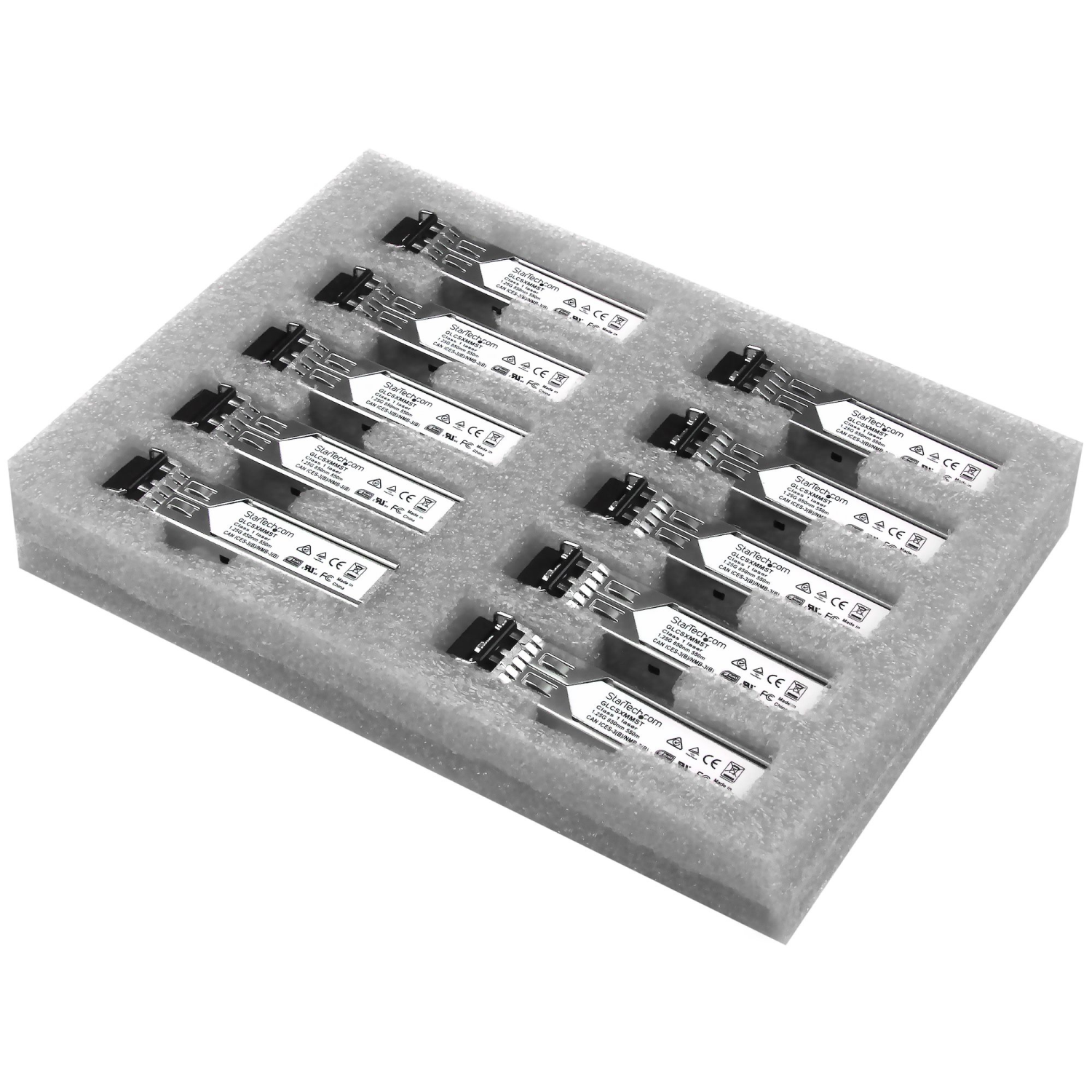 StarTech.com 1000BASE-SX Network Transceiver Modules - Silver