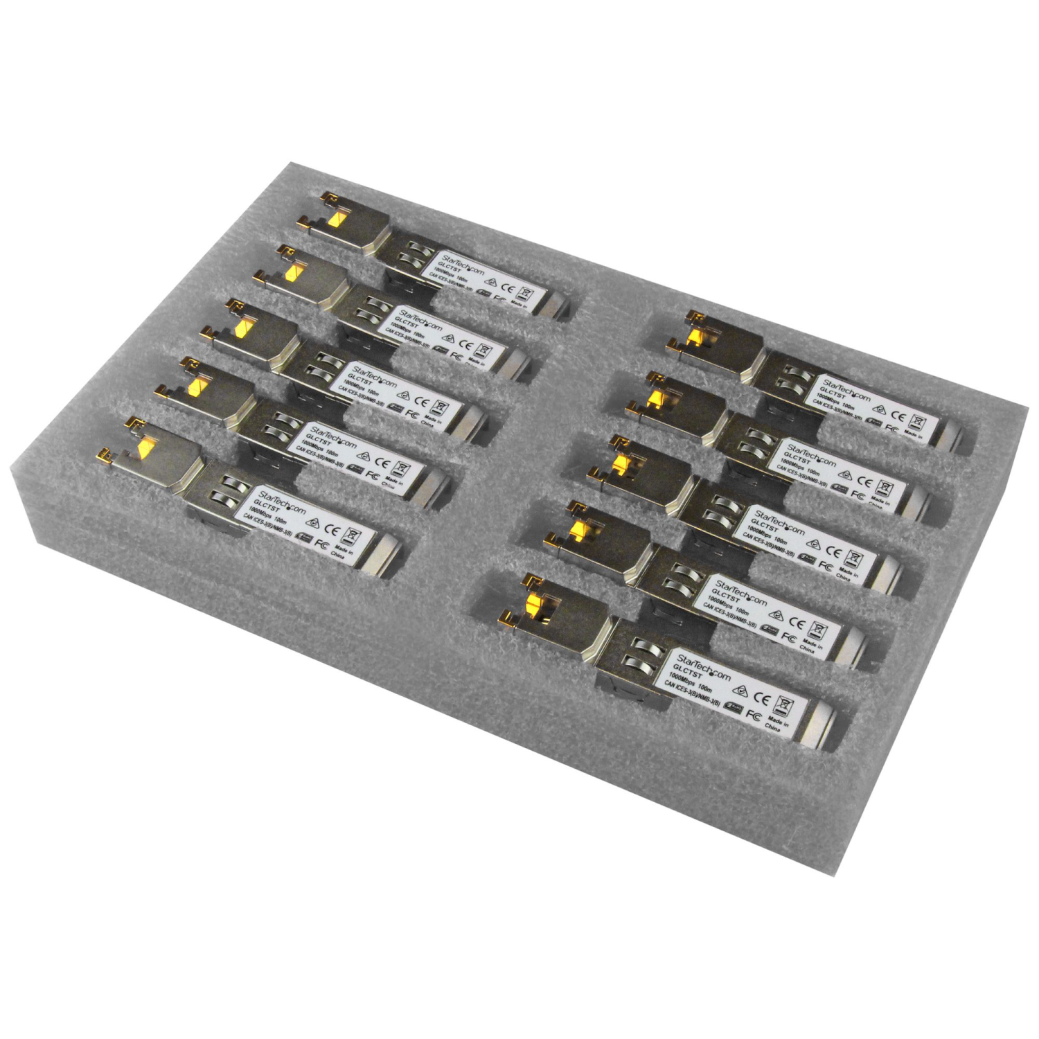StarTech.com 1000BASE-T Network Transceiver Modules - Silver