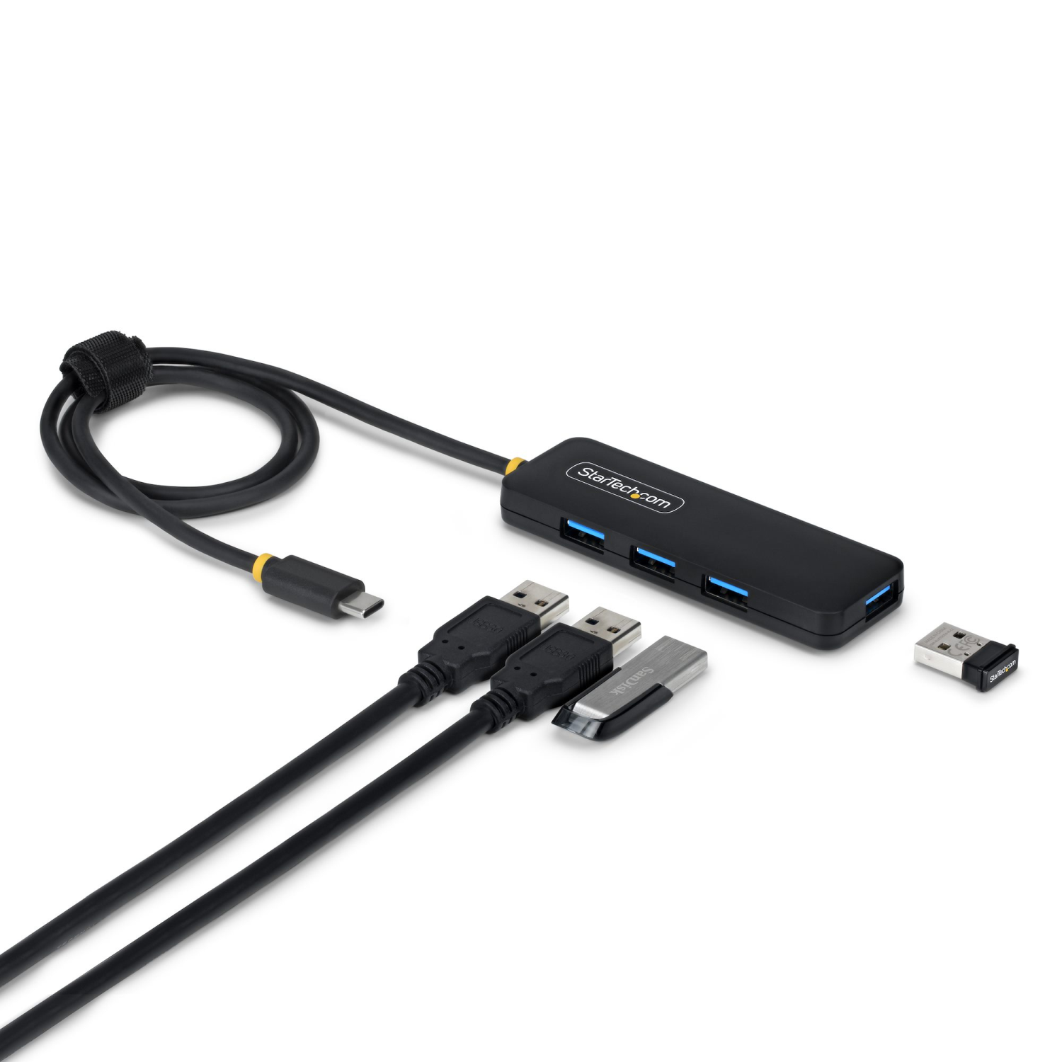 StarTech.com 4-Port Interface Hubs - Black