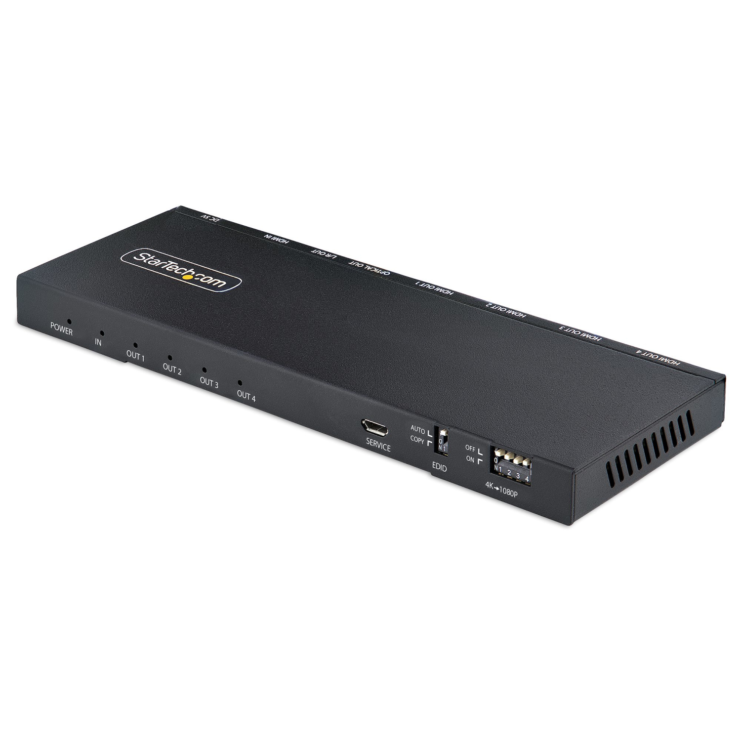 StarTech.com 4-Port Video Splitters - Black