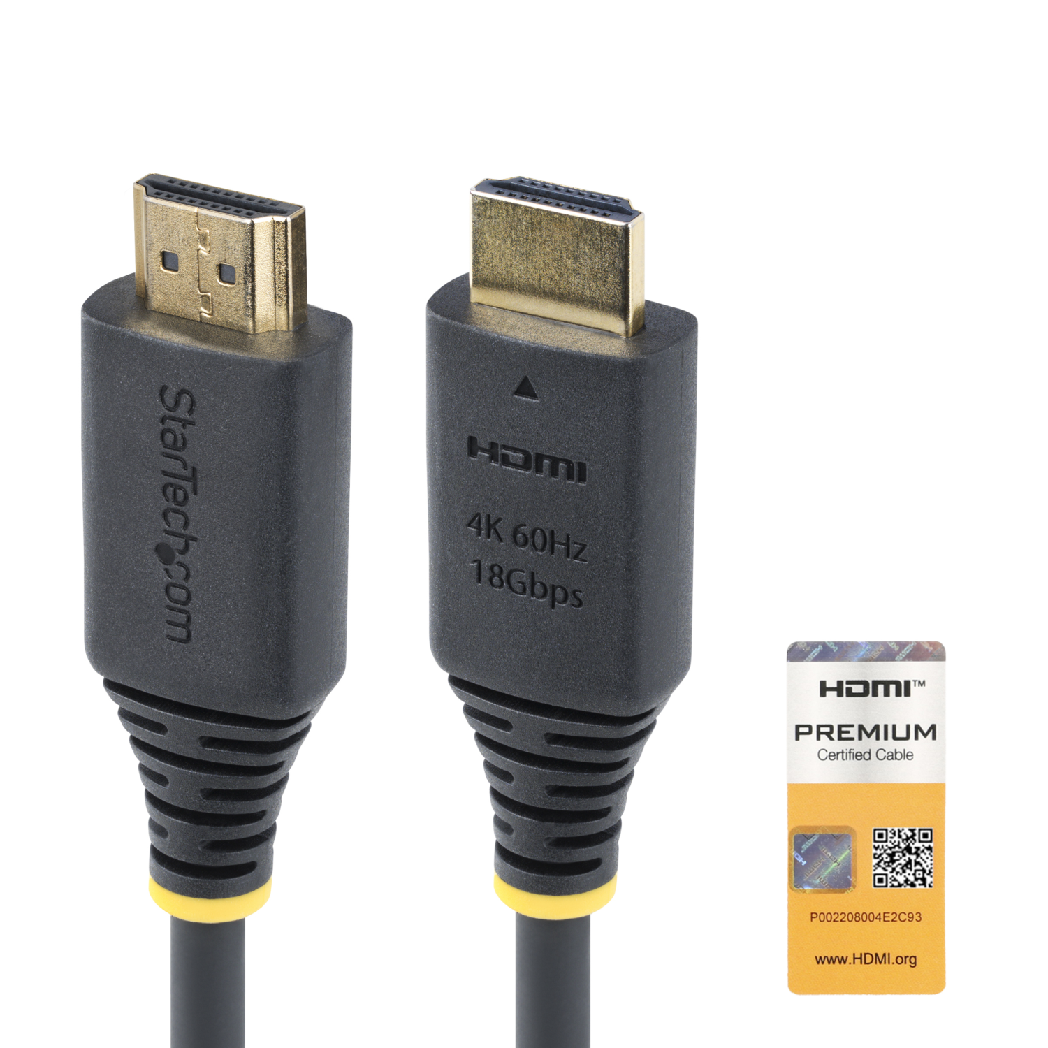 StarTech.com 4K60 HDMI Cables - Black