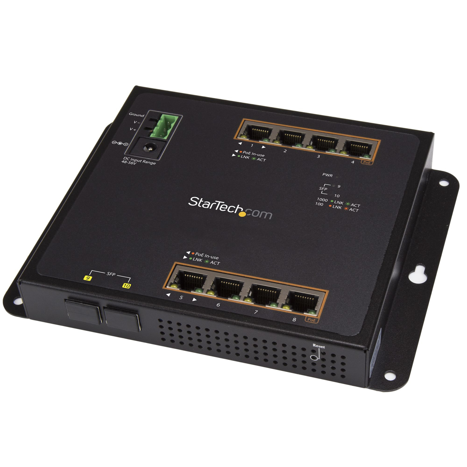 StarTech.com IP-30 Network Switches - Black