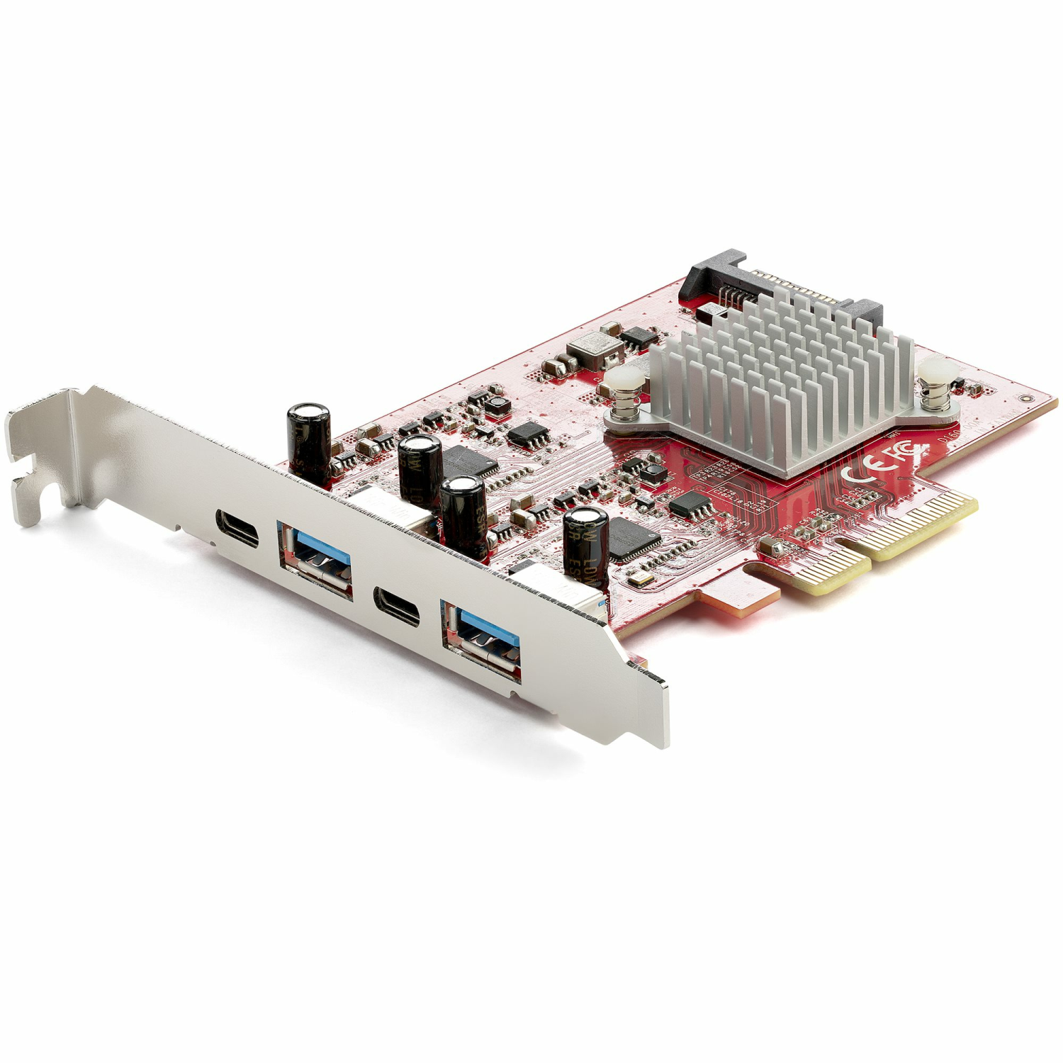 StarTech.com 4-Port Interface Cards/Adapters - Red