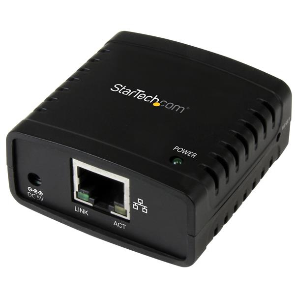StarTech.com 100Mbps Print Servers - Black