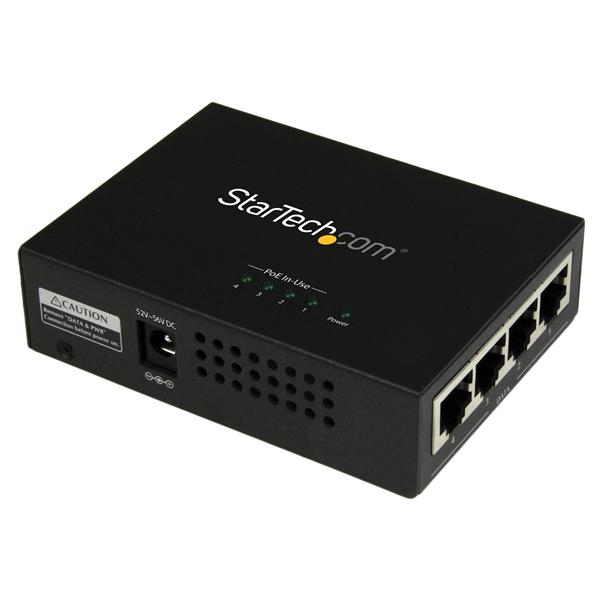 StarTech.com 4-Port Network Extenders - Black