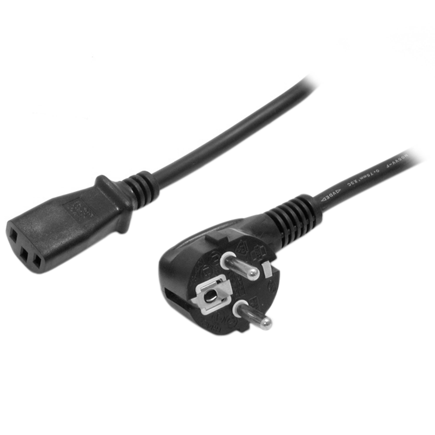 StarTech.com 18AWG Power Cables - Black