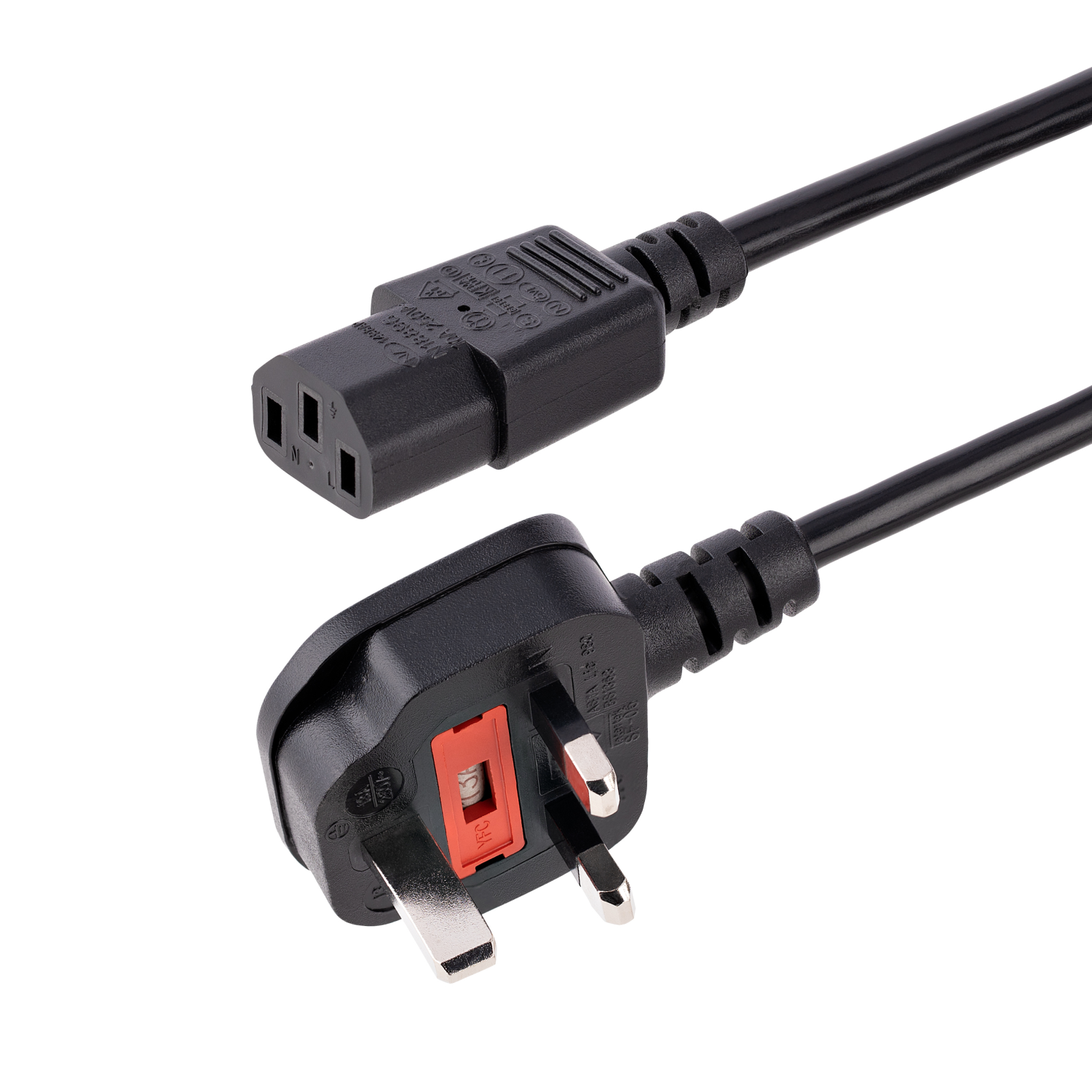 StarTech.com 10ft Power Cables - Black