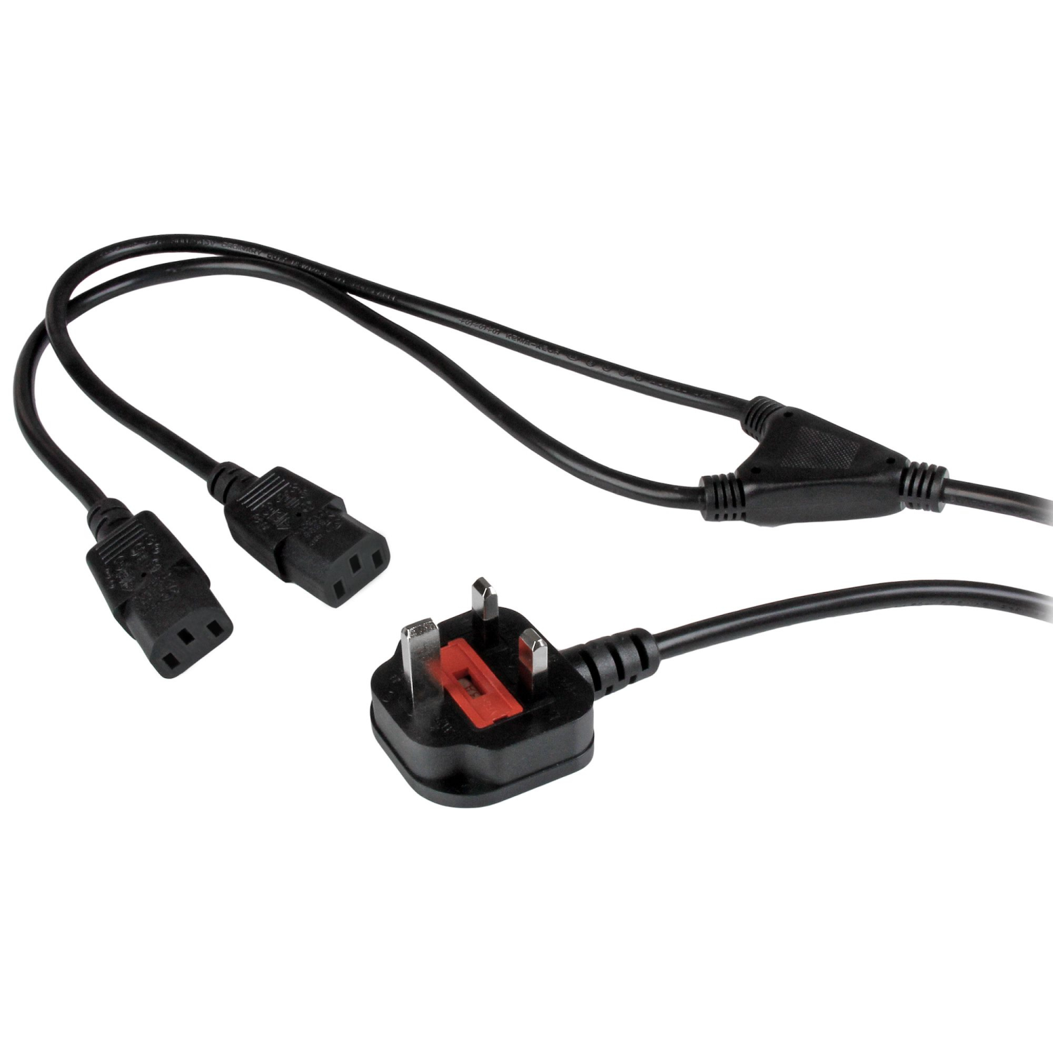 StarTech.com 18AWG Power Cables - Black
