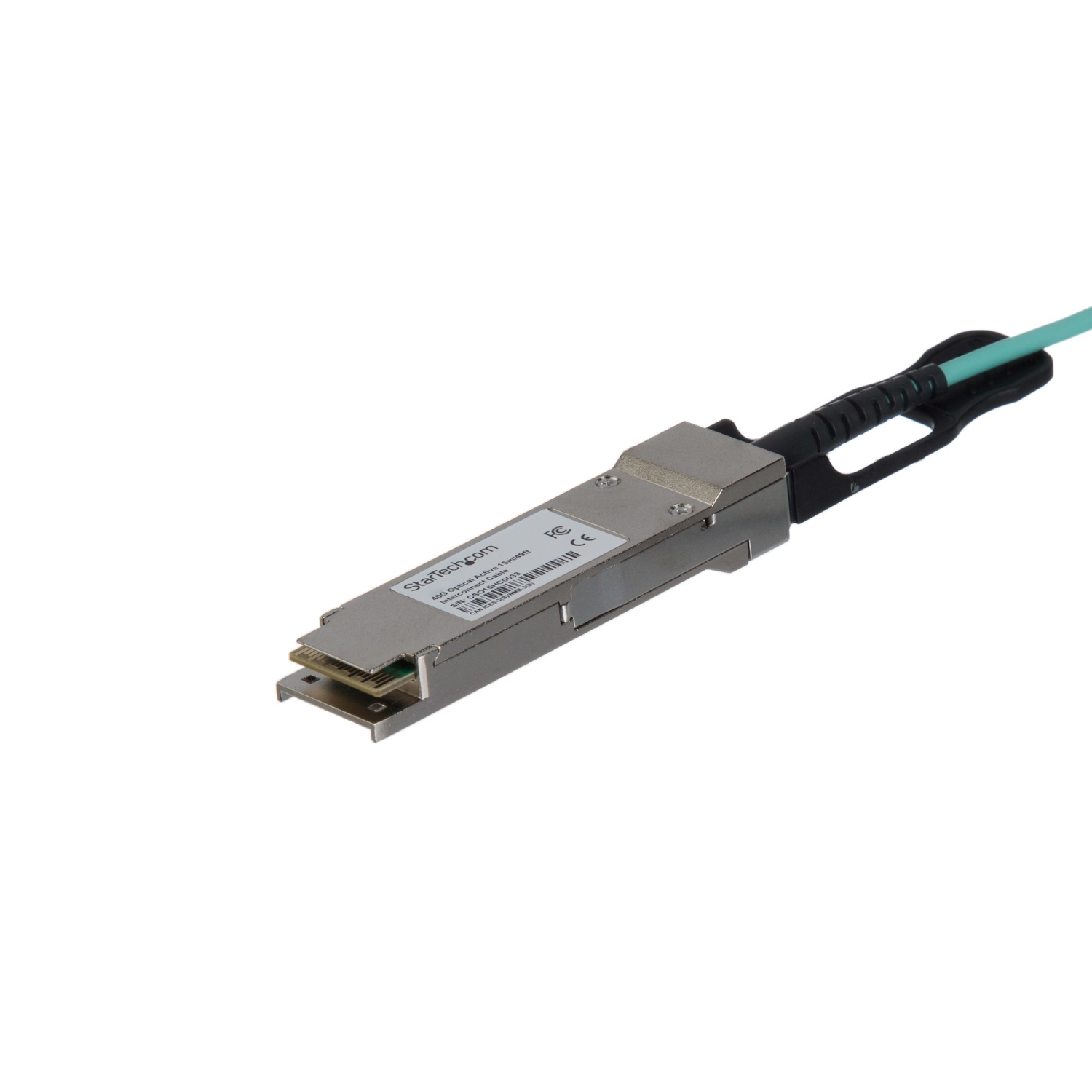 StarTech.com QSFP-H40G-AOC15M Fibre Optic Cables - Black
