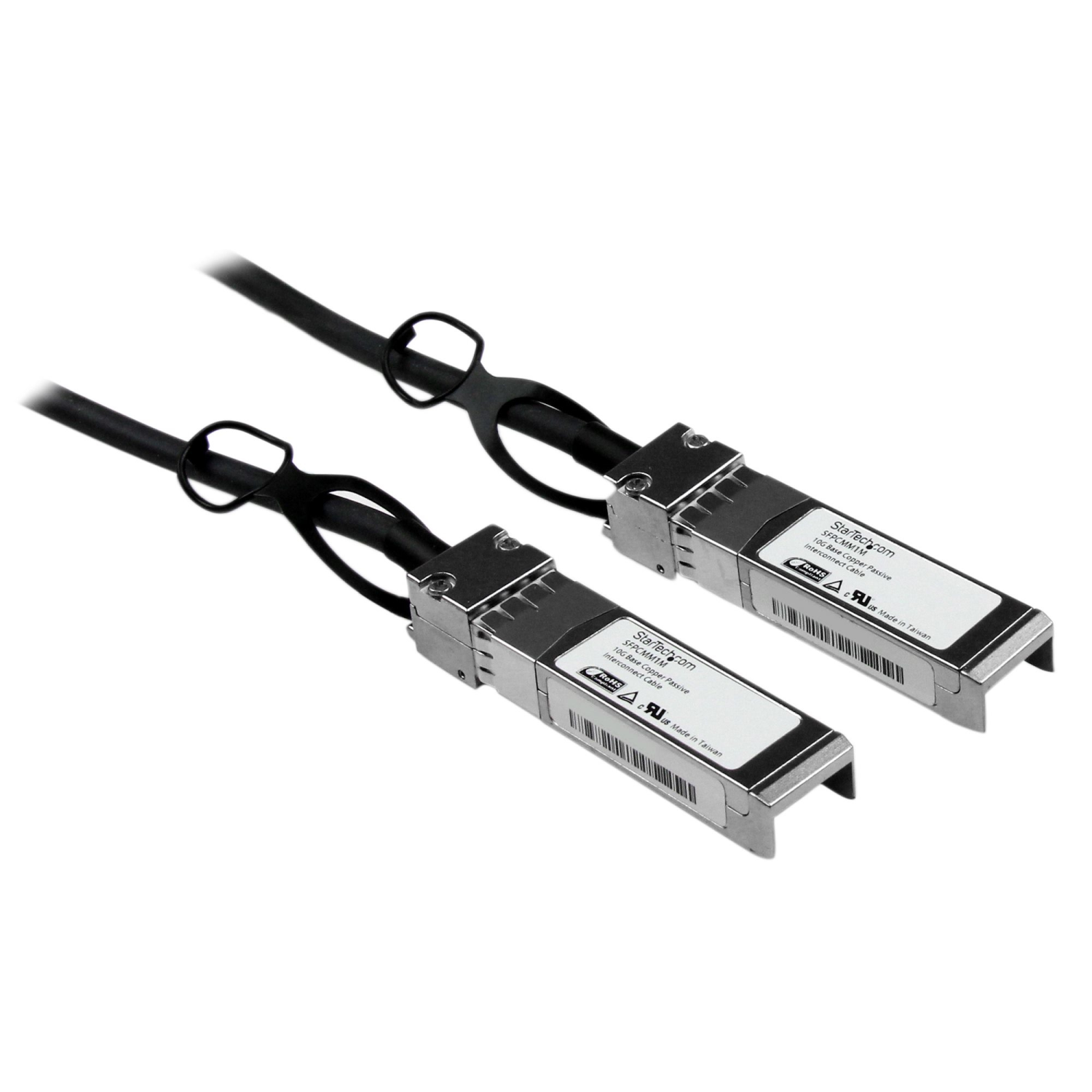 StarTech.com SFP-H10GB-CU1M Fibre Optic Cables - Black