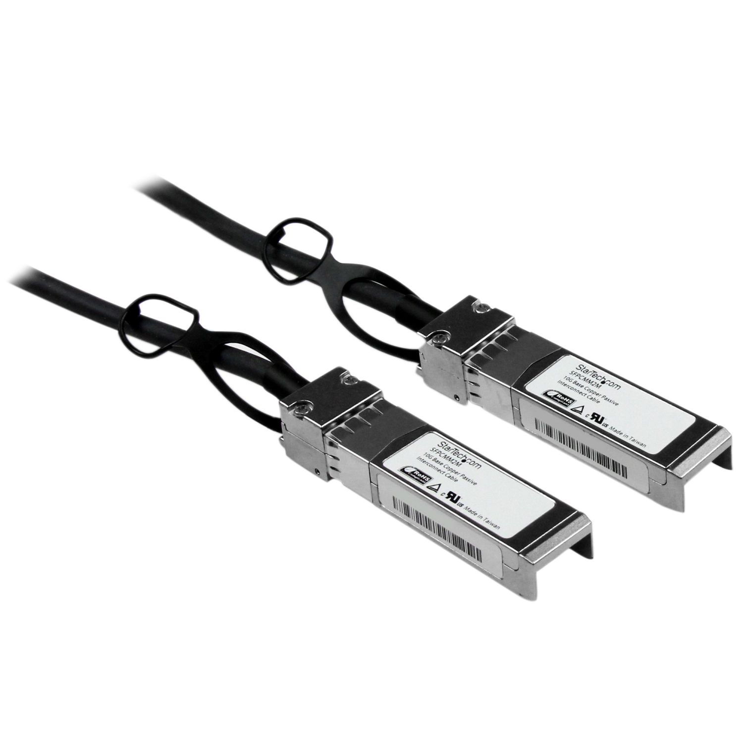 StarTech.com SFP-H10GB-CU2M Fibre Optic Cables - Black