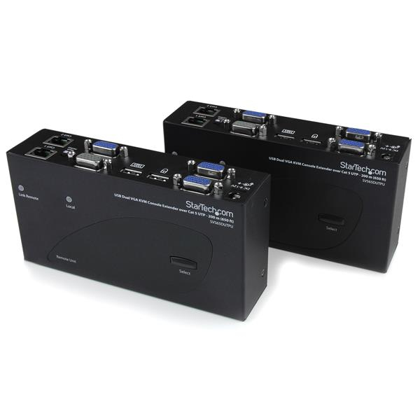 StarTech.com Cat5 Console Extenders - Black