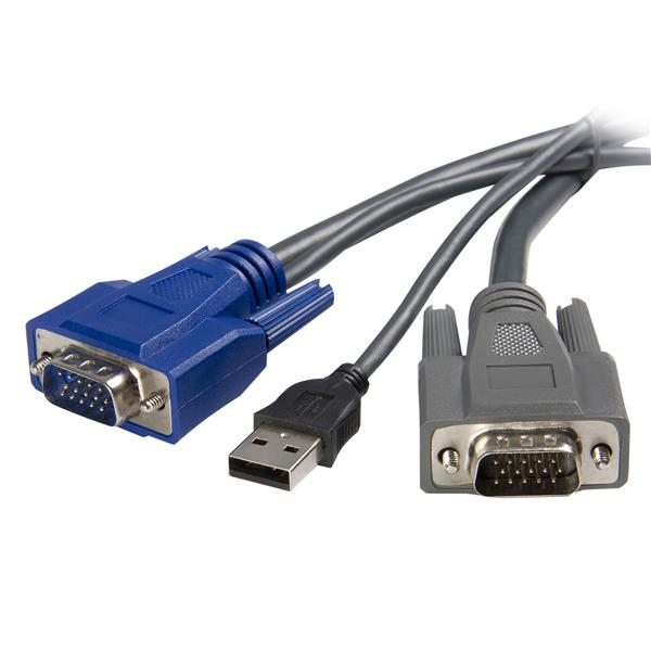 StarTech.com 2-in-1 KVM Cables - Black