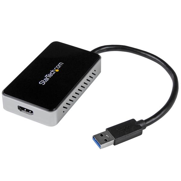 StarTech.com 1-Port USB Graphics Adapters - 16MB - Black