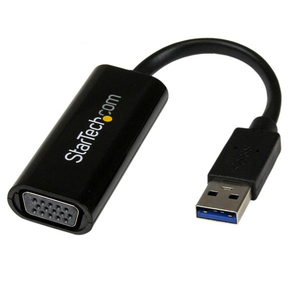 StarTech.com 1920x1200 USB Graphics Adapters - 16MB - Black