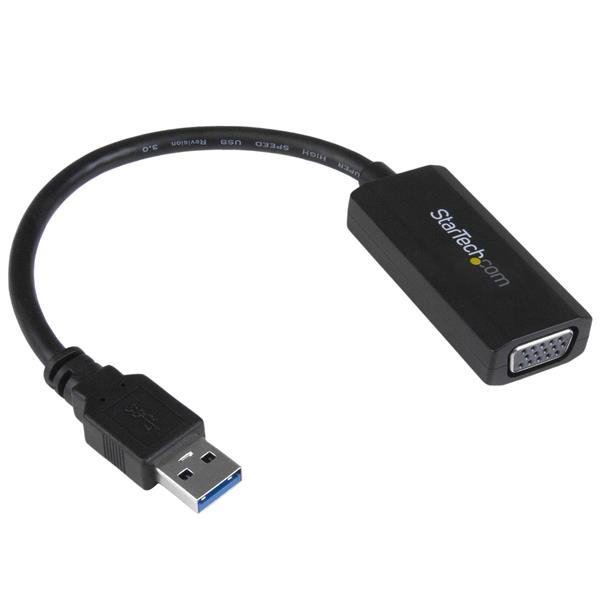 StarTech.com 1920x1200 USB Graphics Adapters - 8MB - Black