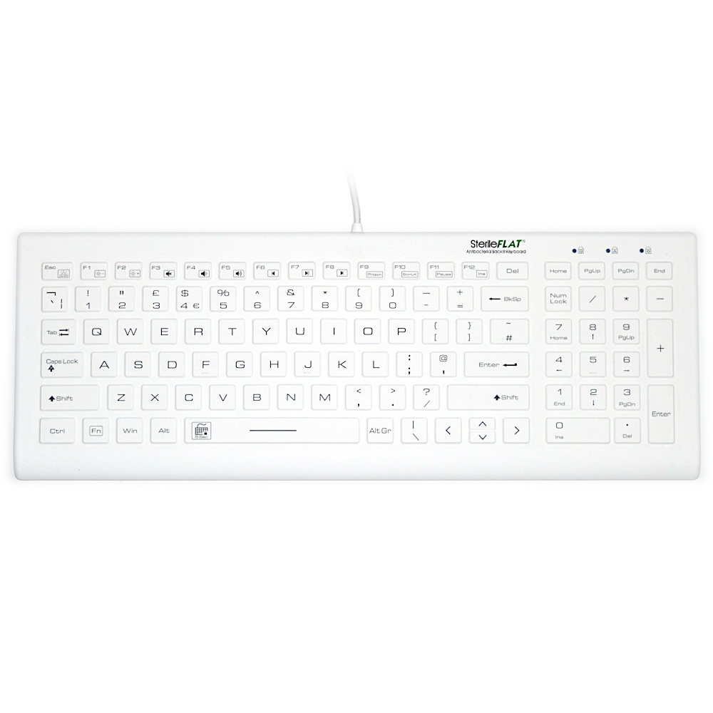 SterileFLAT Antibacterial SterileFlat Backlit Medical Keyboard