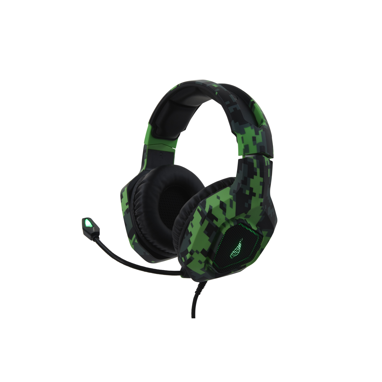 SureFire Skirmish Headset Wired Head-band Gaming USB Type-A Black, Camouflage, Green