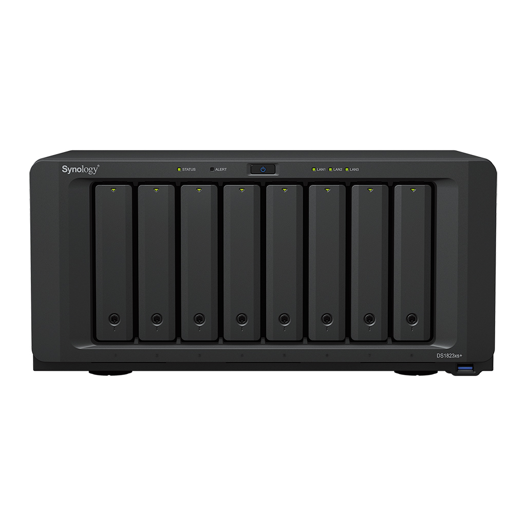 Synology 8pcs NAS & Storage Servers - 8GB - Black