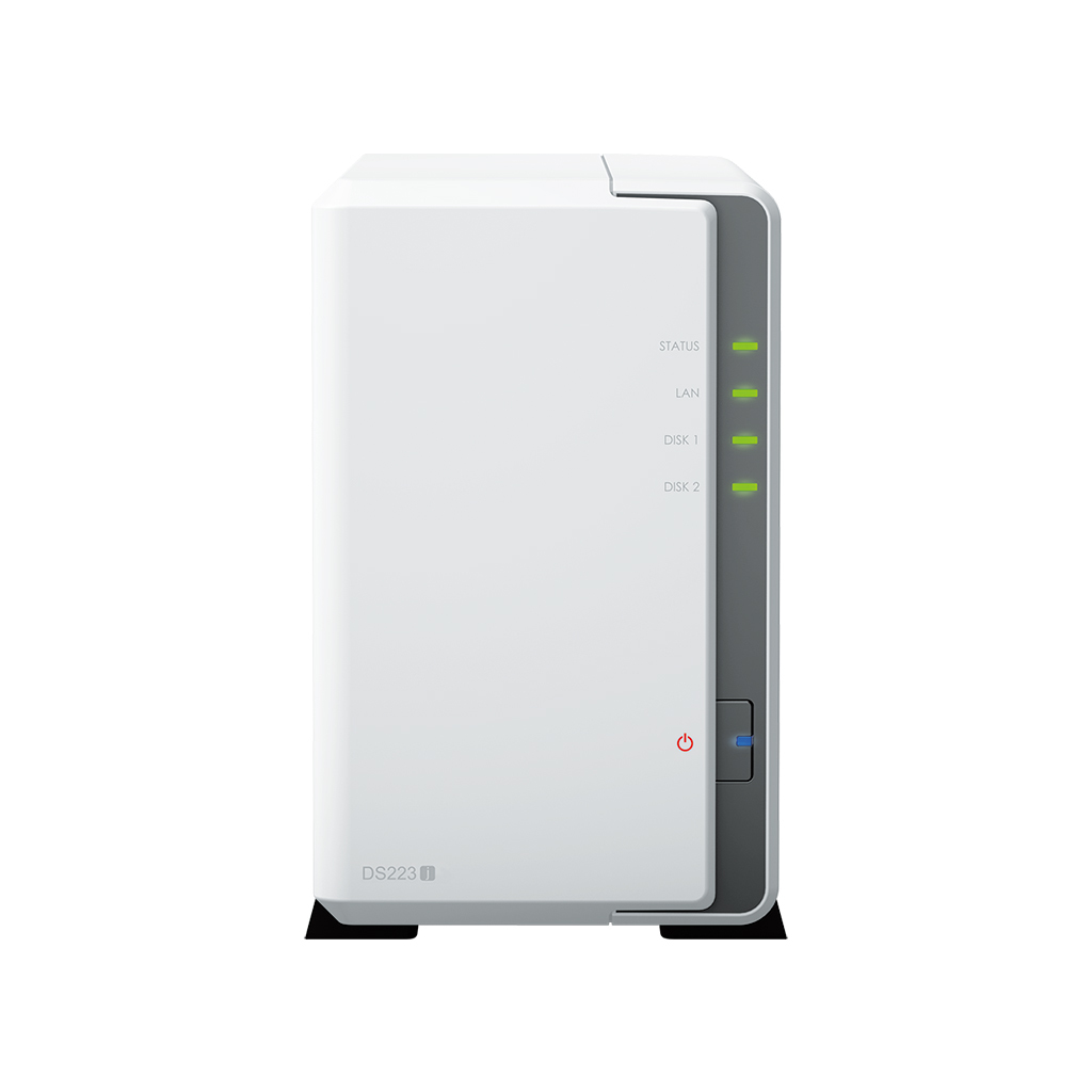 Synology DS223J NAS & Storage Servers - 1GB - White