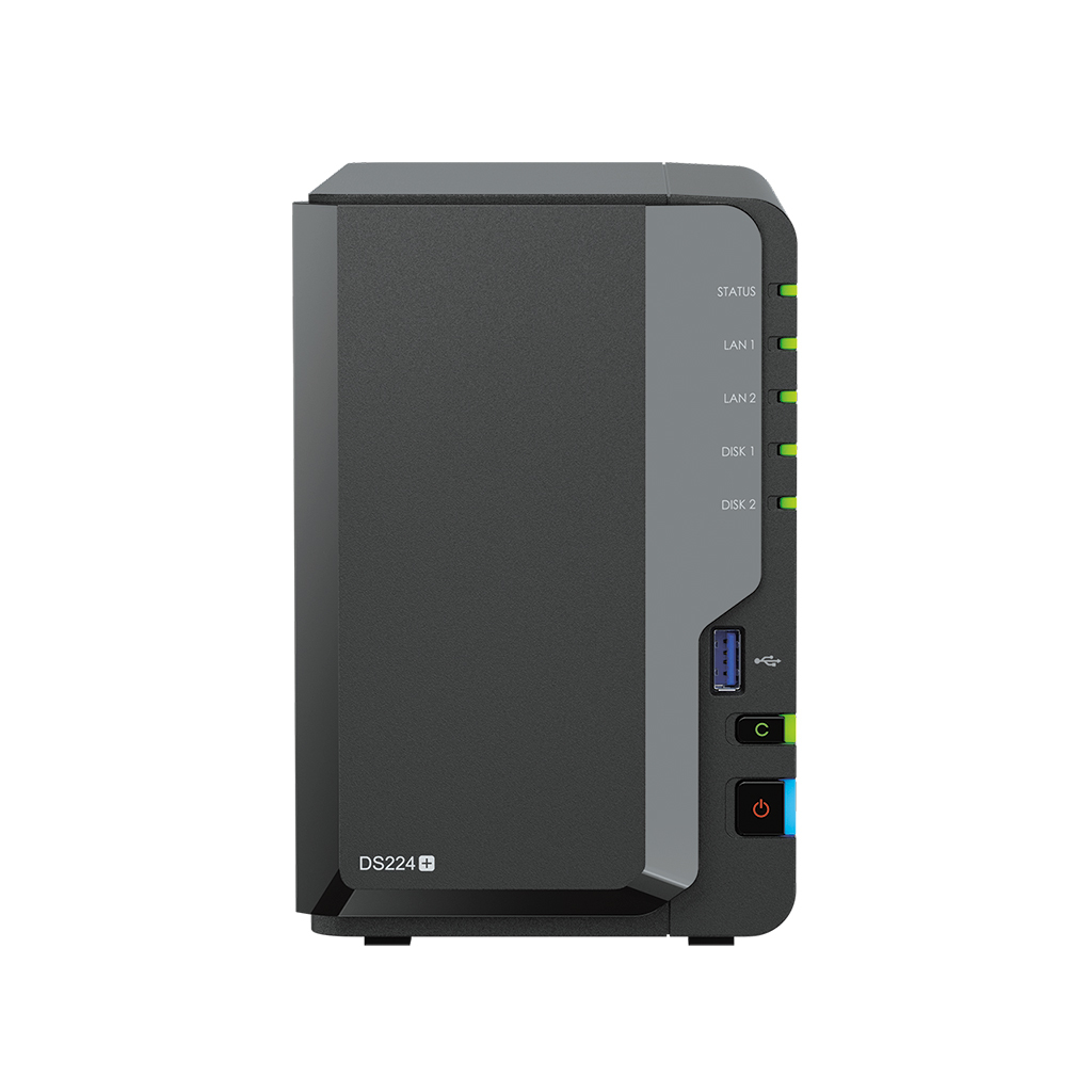 Synology J4125 NAS & Storage Servers - 2GB - Black