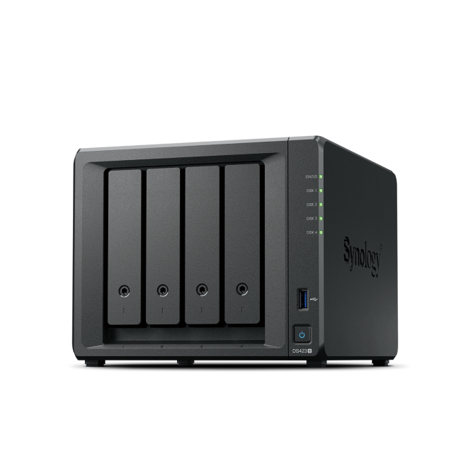 Synology DS423 NAS & Storage Servers - 2GB - Black