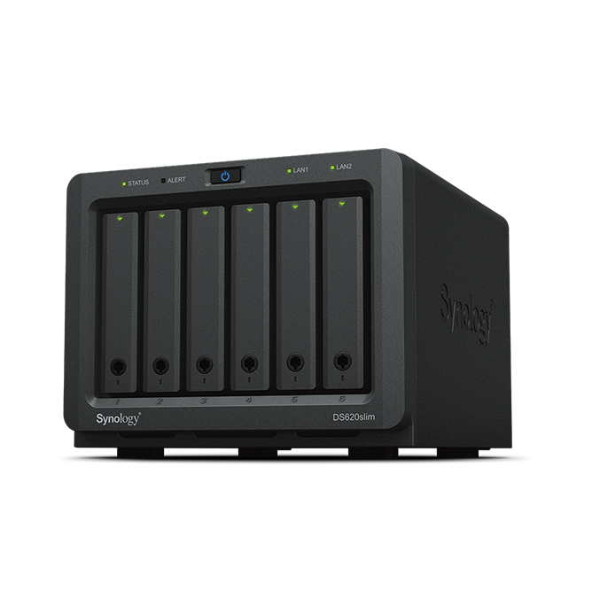 Synology DS620SLIM NAS & Storage Servers - 2GB - Black