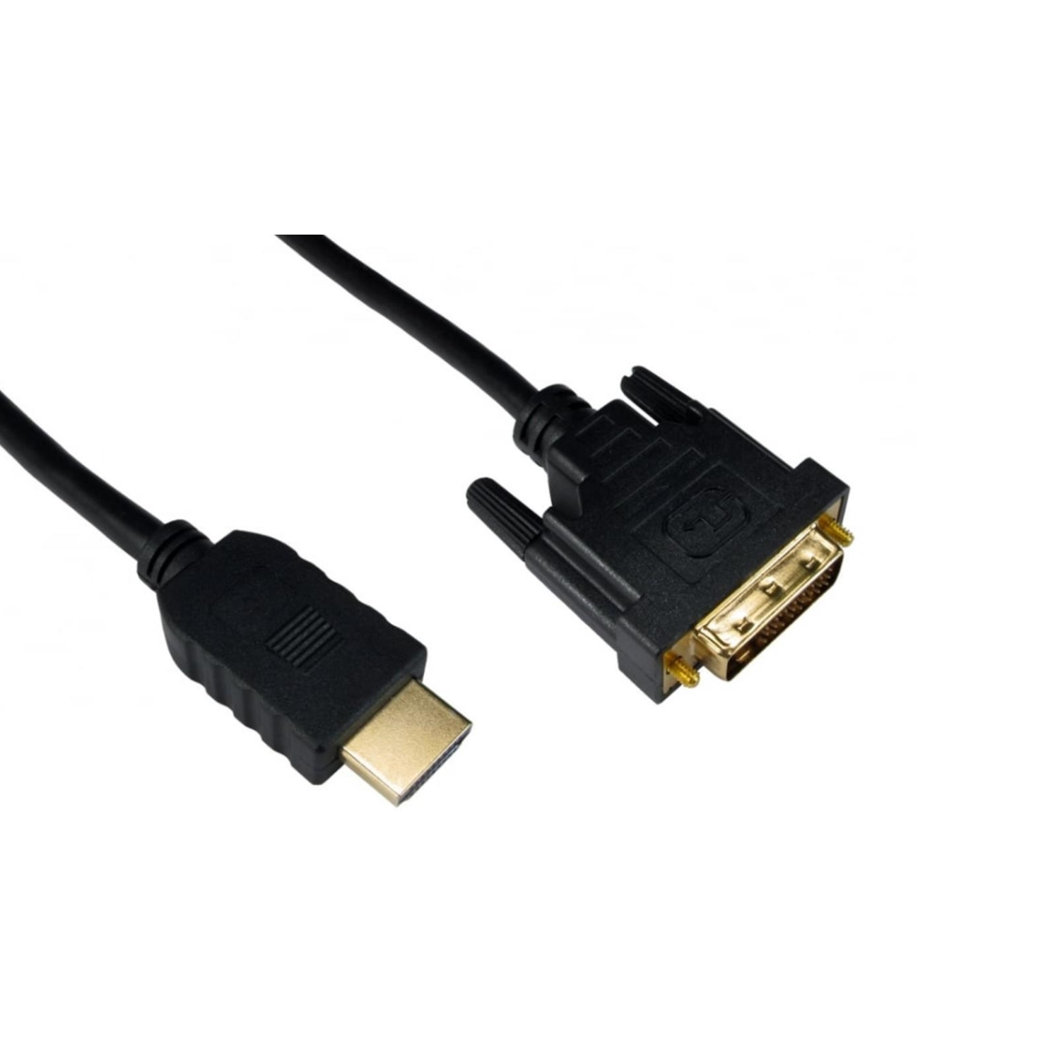 HDMI 1.4 (M) to DVI-D (M) 2m Black OEM Display Cable