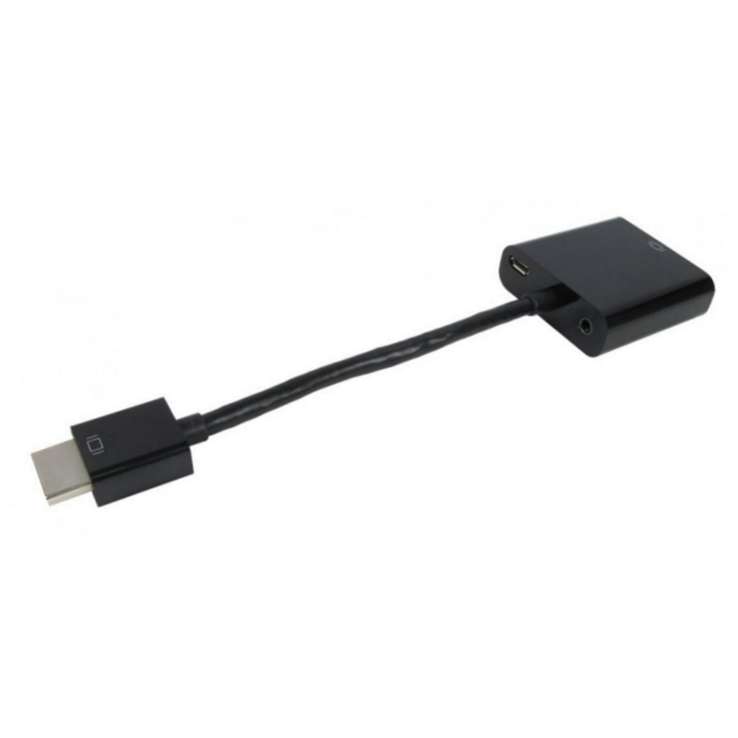 HDMI 1.4 (M) to SVGA & Audio (F) Black OEM Converter Adapter