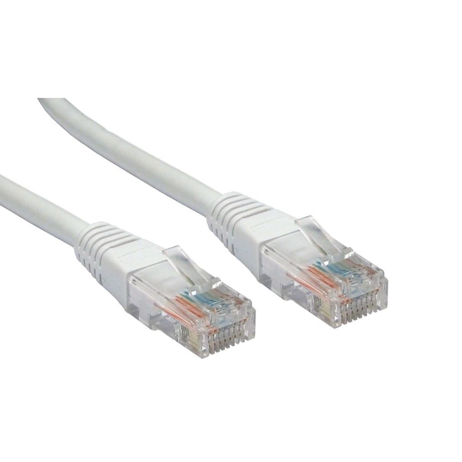 RJ45 (M) to RJ45 (M) CAT5e 3m White OEM Moulded Boot Copper UTP Network Cable