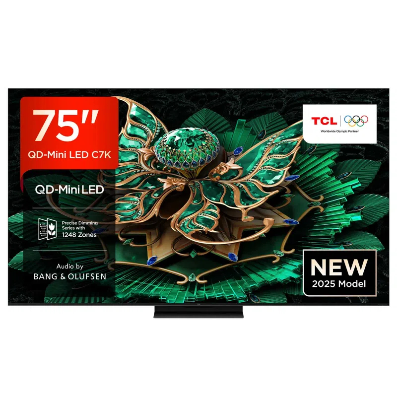 TCL 75C7K-UK TVs - 75 Inches - Black