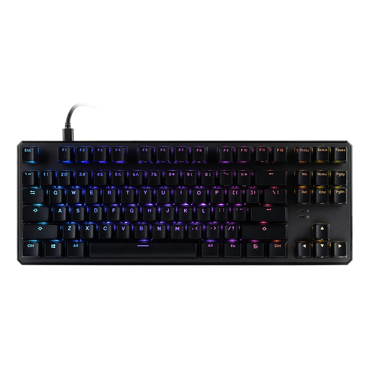 TECWARE Phantom+ RGB Mechanical with Wraith Brown Switches UK Layout Gaming Keyboard Black