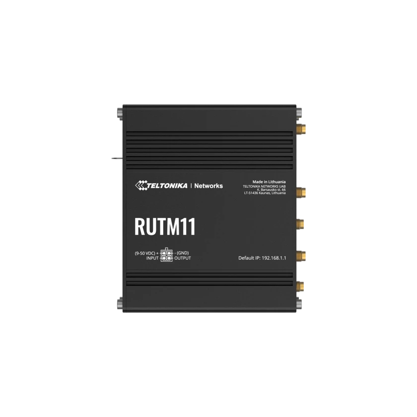 TELTONIKA RUTM11 Wired Routers - 256MB - Black