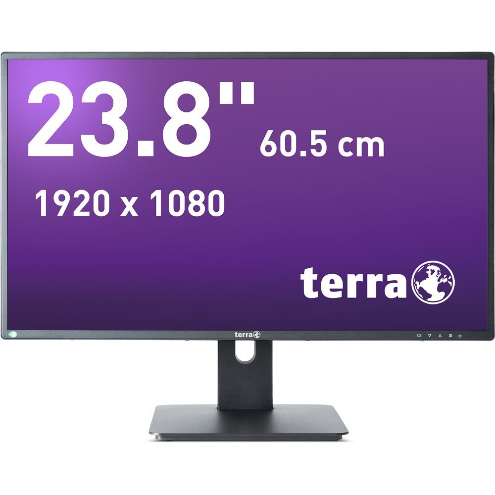 TERRA 2456W Computer Monitors - 23.8 Inches - Black