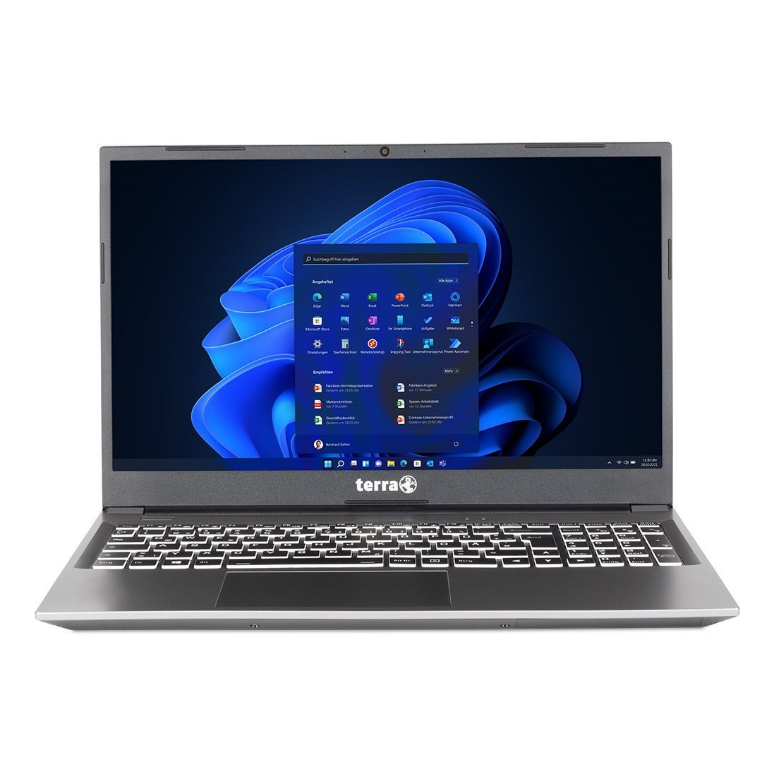 TERRA UK1220818 Laptops - 15.6 Inches - 16GB - Silver