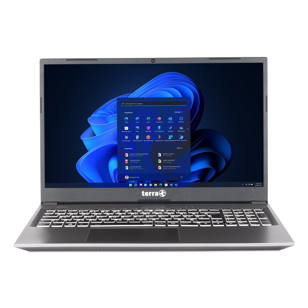 TERRA 1517R Laptops - 15.6 Inches - 16GB - Grey