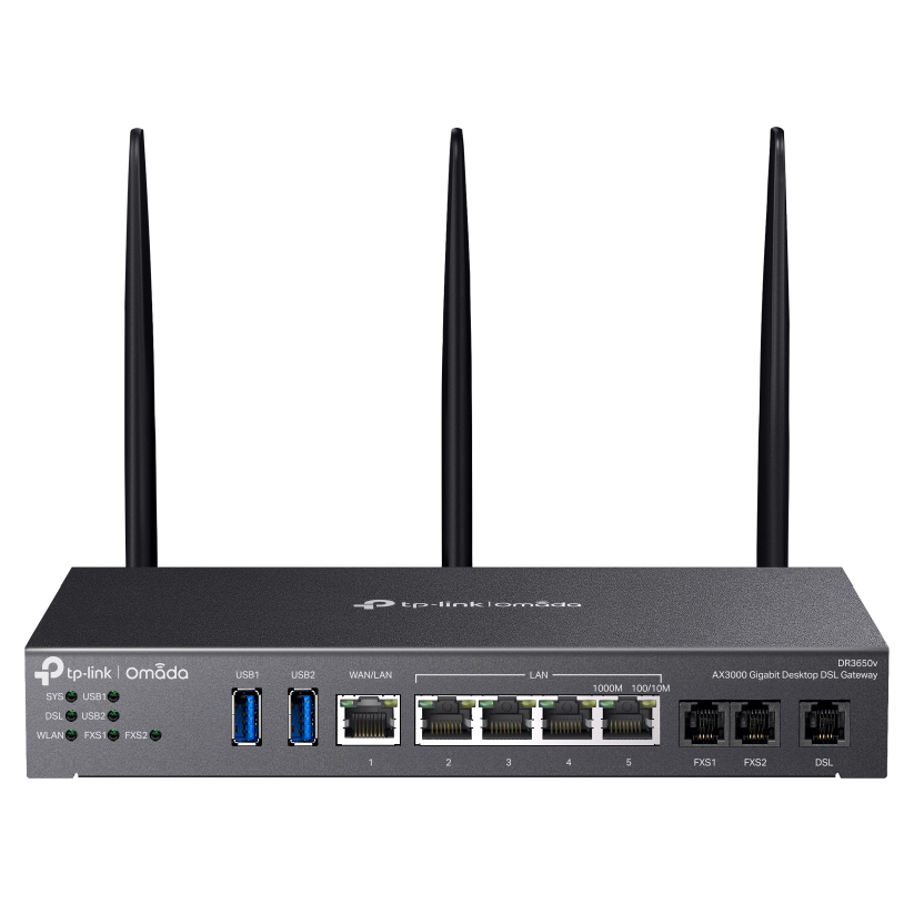 TP-LINK DR3220v-4G Wireless Routers - Black