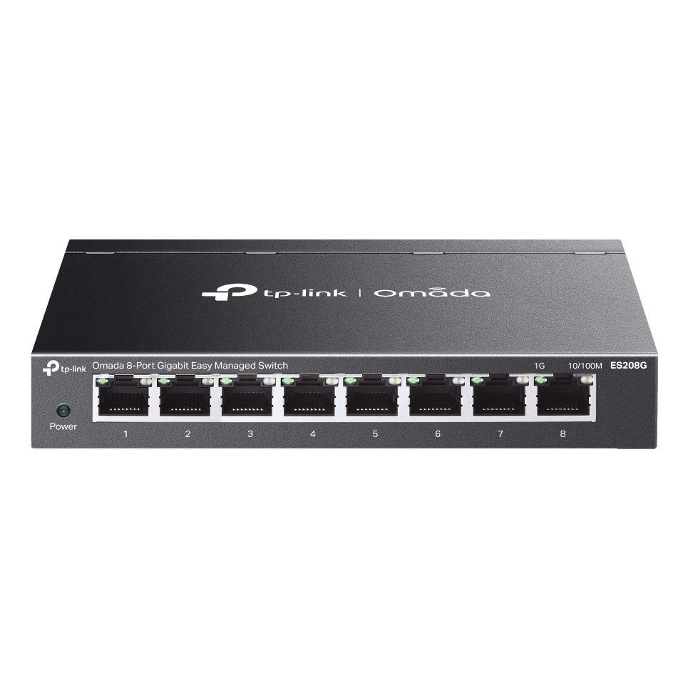 TP-LINK ES208G Network Switches - Black