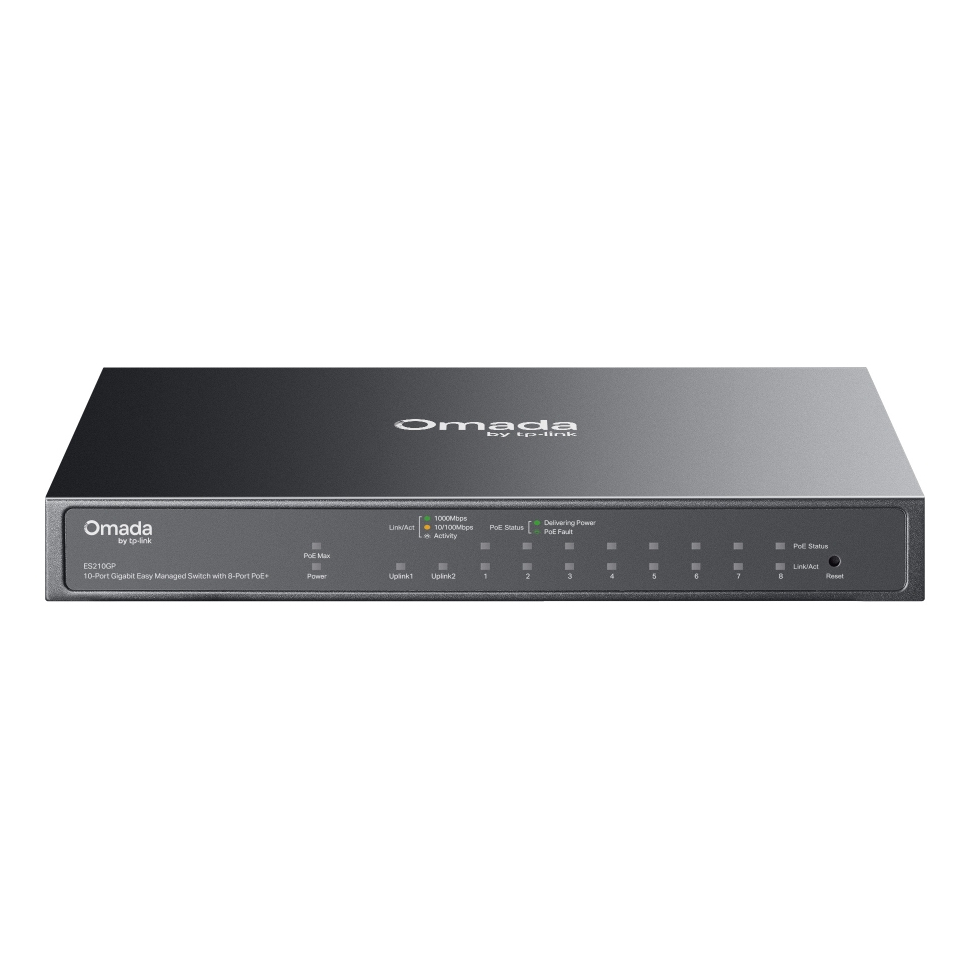 TP-LINK ES210GP Network Switches - Black