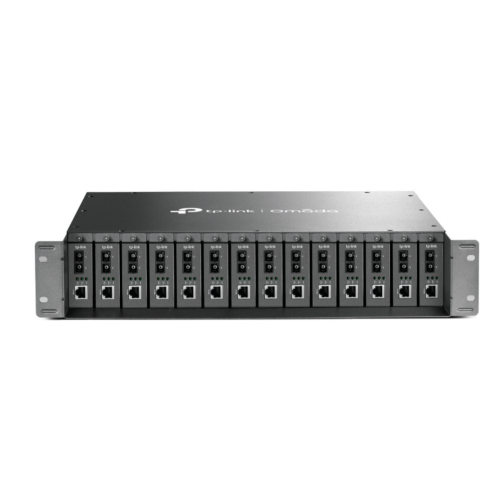 TP-LINK 14-Slot Network Equipment Chassis - Black