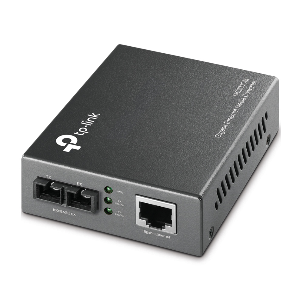 TP-Link MC200CM Network Media Converters - Black