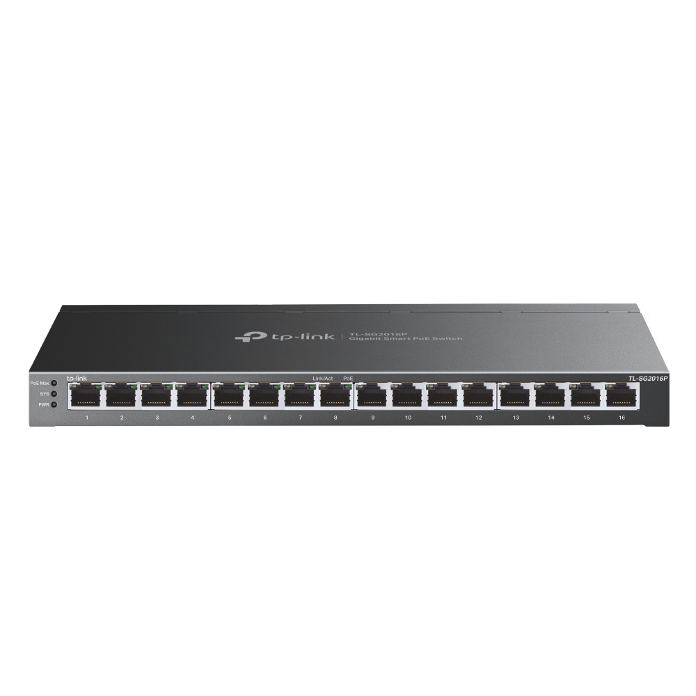 TP-Link 16-Port Network Switches - Black